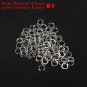 100PCS Fishing Split Rings Stainless Steel Fishing Gear Swivel Lure Connector