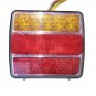 2Pcs 16 LED Light Trailer Lights Rear Tail Stop Indicator Caravan Van Boat Truck