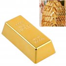 Fake Gold Bar Paperweight Desk Office Table Plate Bullion Door Stop Decoration Y