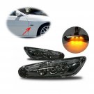 Pair LED Side Marker Light Turn Signal Lamp For BMW E82 E88 E60 E61 E90 E91 E92