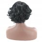 Women Synthetic Black Heat Resistant Short Curly Afro African American Wigs