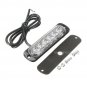4pc Amber 6 LED Car Truck Emergency Beacon Warning Hazard Flash Strobe Light Bar