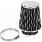 1x 3" 76mm Inlet Cold Air Intake Cone Replacement Dry Air Filter Carbon Pattern