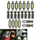 21Pcs Canbus LED Car Interior  Width Lights Bulbs 5/4/3SMD T10 1210 BA9S 5050
