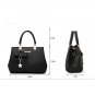 Women Handbag Bow Leather Briefcase Shoulder Bags Tote Ladies Messenger Satchel
