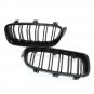 Pair Matte Black Front Grill Grille Kidney for BMW 3-Series F30 F31 F35 12-16 CY