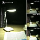 Dimmable Touch Sensor LED Light USB Desk Table Reading Lamp Studying Working