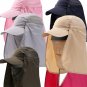 UV Protection Ear Flap Full Face Cover Sun Hat Cap Outdoor Fishing Hunting CHY