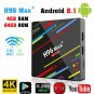 H96 MAX+smart 4K Android 8.1 4GB+32GB/64GB RK3328 Quad core wifi HD 1080P TV Box