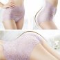 Women Seamless Lace High Waist Underwear Ladies Brief Knicker Panty Size M-3XL