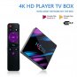 H96 MAX RK3318 Smart TV BOX Android 9.0 4GB 64GB Quad Core 1080p 4K LED screen Y
