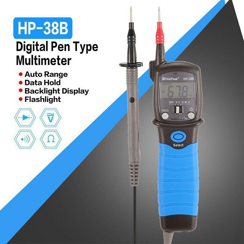HP-38B Digital Multimeter Pen Type Meter DC AC Voltage Continuity Tester Tool Y