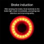 XLite100 Waterproof Bicycle Smart Brake Sensor LED USB Tail Light Rear Lamp CHY