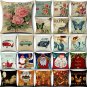Retro Vintage Cotton Linen Car Throw Pillow Case Cushion Cover Sofa Home Decor