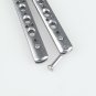 Butterfly Trainer Knife Training Dull Tool White Metal Practice Steel Knife NEW