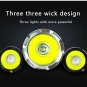 35000LM Zoomable Headlamp T6 LED Headlight Lamp Flashlight+Charger+18650battery
