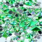 2019 Hot 3D Nail Art Rhinestones Flat Shaped Elongated Glass Colorful Stones Y