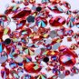 2019 Hot 3D Nail Art Rhinestones Flat Shaped Elongated Glass Colorful Stones Y