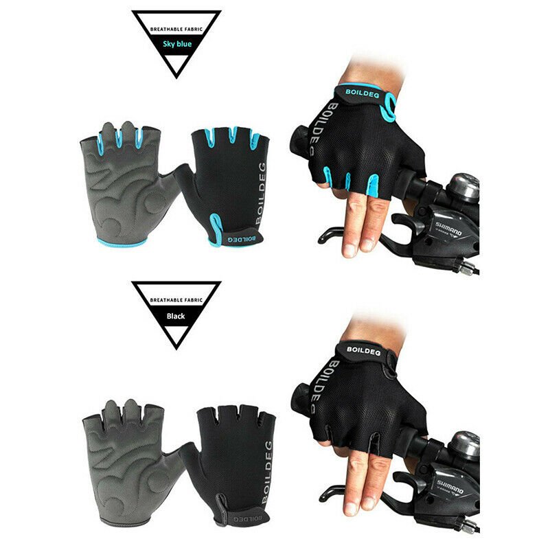 2019 New Cycling Gloves Half Finger Bike Bicycle Gloves Anti-slip Gloves M L XL