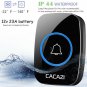 300M Remote Waterproof LED Wireless Doorbell 38 Songs Chime Door Bell EU US UK Y