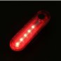 5 LED USB Rechargeable Bicycle Tail Warning Light Cycling Bike Rear Safety Lamp