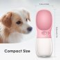 Cup Puppy Dog Cat Pet Water Bottle Drinking Travel Outdoor Portable Feeder 350ML