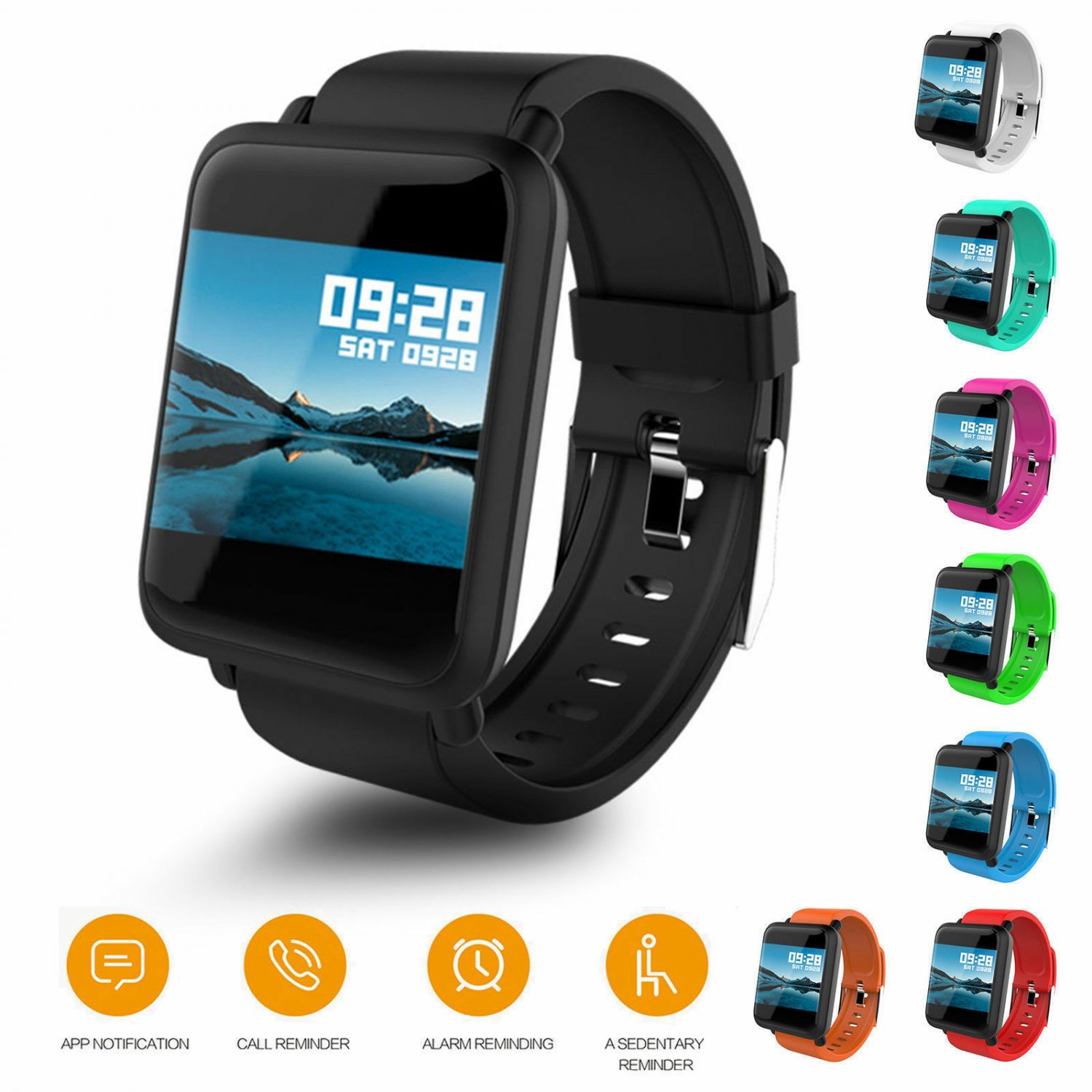 M28 Smart Watch Heart Rate Monitor Blood Pressure Sport Fitness Tracker Bracelet