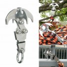 Folding Gravity Grappling Hook Outdoor Steel Climbing Claw Survival Carabiner Y