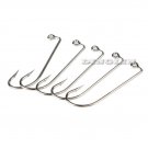 Lot 100pcs Baitholder Hook Jig Fishing Hooks Black High Carbon Steel Fishhook CY