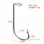 Lot 100pcs Baitholder Hook Jig Fishing Hooks Black High Carbon Steel Fishhook CY