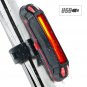 6 Modes Super Bright Bike Tail Light LED USB Bycicle Safety Rear Warning Lamp Y