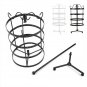 144 Holes Rotating Earring Ring Display Jewelry Rack Holder Metal Stand Hot CHY