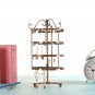 144 Holes Rotating Earring Ring Display Jewelry Rack Holder Metal Stand Hot CHY