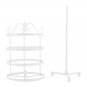 144 Holes Rotating Earring Ring Display Jewelry Rack Holder Metal Stand Hot CHY