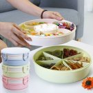 2 Layer Candy Box Plastic w/Lid Dried Fruit Nuts Snack Storage Trays CY