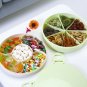 2 Layer Candy Box Plastic w/Lid Dried Fruit Nuts Snack Storage Trays CY
