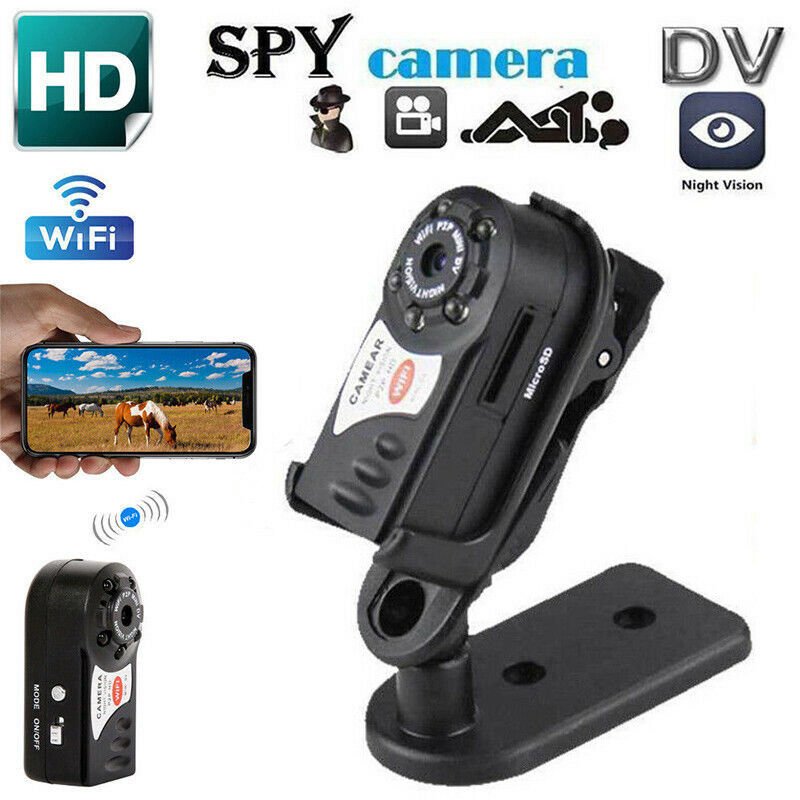HD Wireless WIFI Spy Hidden IP Security Camera Mini DV Recorder DVR Night Vision