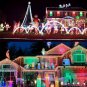 12M 100 LED Solar Power Fairy Light String Garden Lamp Party Xmas Decor Outdoor