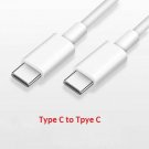 USB C Type-C to Type-C PD Fast Charger Cable Data Sync For Samsung Note 9 S9 S8