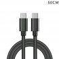 USB C Type-C to Type-C PD Fast Charger Cable Data Sync For Samsung Note 9 S9 S8