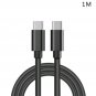 USB C Type-C to Type-C PD Fast Charger Cable Data Sync For Samsung Note 9 S9 S8