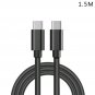 USB C Type-C to Type-C PD Fast Charger Cable Data Sync For Samsung Note 9 S9 S8
