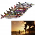 1x D5 16.5cm False bait bionic bait plastic 2# Fishing Hooks Crank Strong NEW CY