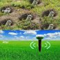 Solar Power Ultrasonic Gopher Mole Snake Mouse Pest Repeller Chaser Garden CY