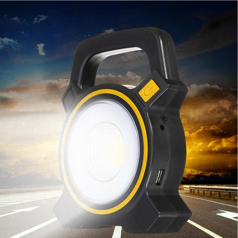 Rechargeable 30W COB LED Portable Flood Light Outdoor Garden Work Spot Lamp CHY