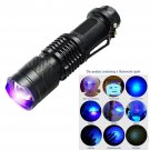Ultra Violet LED Flashlight Blacklight Light 395/365 nM Inspection Lamp Torch Y