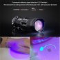 Ultra Violet LED Flashlight Blacklight Light 395/365 nM Inspection Lamp Torch Y