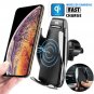 Automatic Clamping Wireless Car Charger Magnetic Mount Air Vent Phone Holder CHY