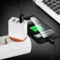 3 Ports Fast Quick Charge QC 3.0 USB Hub Wall Charger Power Adapter 2.1A US Plug