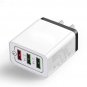 3 Ports Fast Quick Charge QC 3.0 USB Hub Wall Charger Power Adapter 2.1A US Plug